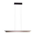 Lampa wisząca czarno-szara z podłużnym kloszem 40W zmienna barwa JO-JO P0597 MAXLIGHT
