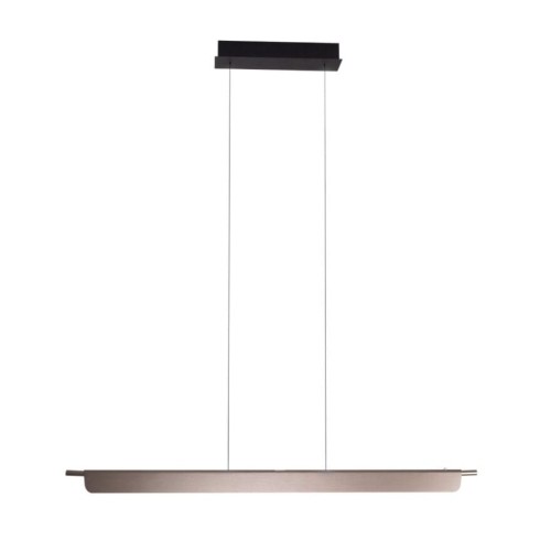 Lampa wisząca czarno-szara z podłużnym kloszem 40W zmienna barwa JO-JO P0597 MAXLIGHT