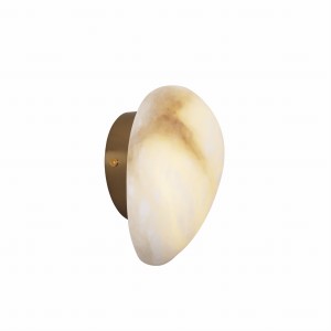 Kinkiet z kloszem z naturalnego kamienia 5W LED barwa ciepła NUVIA W0397 MAXLIGHT