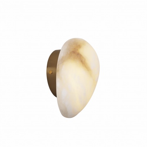 Kinkiet z kloszem z naturalnego kamienia 5W LED barwa ciepła NUVIA W0397 MAXLIGHT