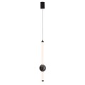 Lampa wisząca z pionowym kloszem i dekoracyjnym kamieniem VERDES P0611 Maxlight