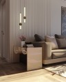 Lampa wisząca z pionowym kloszem i dekoracyjnym kamieniem VERDES P0611 Maxlight