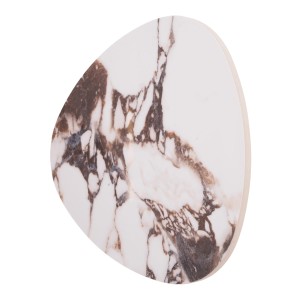 Nowoczesny kinkiet, wzór imitujący biały marmur, 10W LED do salonu MARBLES W0390 MAXLIGHT