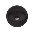 Czarne oczko wpuszczane okrągłe LED 10W barwa ciepła aluminiowe VECTOR H0140 MAXLIGHT