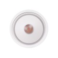 Białe oczko wpuszczane okrągłe LED 10W barwa ciepła aluminiowe VECTOR H0139 MAXLIGHT