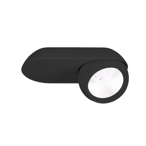 Czarna lampa sufitowa minimalistyczna LED 10W do sypialni ZEUS C0264 MAXLIGHT