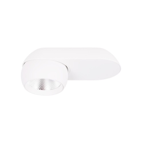 Biała lampa sufitowa minimalistyczna LED 10W do sypialni ZEUS C0263 MAXLIGHT