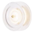 Okrągły, złoty kinkiet do przedpokoju, korytarza, LED 6W LIPARI W0358 MAXLIGHT