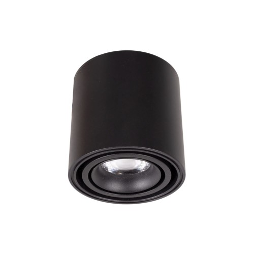 Czarny spot lampa natynkowa aluminiowa 6W LED do garderoby FIX C0257 MAXLIGHT