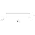 Maxlight H0138 OPRAWA WPUSTOWA X-LINE, DO SKOMPLETOWANIA Z  TRAFO HT0138