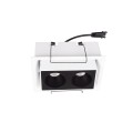 Maxlight H180.02 OPRAWA WPUSTOWA MODULAR, DO SKOMPLETOWANIA Z MODUŁEM HM180 I TRAFO HT180