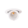 Biała oprawa wpuszczana podtynkowa, okrągłe oczko 10W LED RUBIO H0132 MAXLIGHT