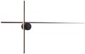 Czarny, minimalistyczny kinkiet IP44 czarny LED 15W ARNE W0370 MAXLIGHT