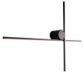 Czarny, minimalistyczny kinkiet IP44 czarny LED 10W 60cm ARNE W0369 MAXLIGHT