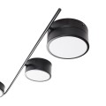 Czarna lampa sufitowa ze zwisem nowoczesna 32W LED do salonu ZUMAIA C0250 MAXLIGHT
