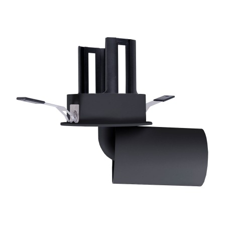 Czarna lampa podtynkowa z regulacją - LED 9W ciepła barwa HALO H0131 MAXLIGHT