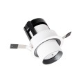 Biała lampa podtynkowa z regulacją - LED 9W ciepła barwa HALO H0130 MAXLIGHT