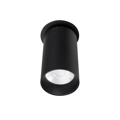 Czarna lampa podtynkowa minimalistyczna - LED 9W ciepła barwa HALO H0127 MAXLIGHT