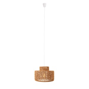 Lampa wisząca w stylu boho z kloszem z plecionego papieru 1xE27 RAFFLE P0587 MAXLIGHT