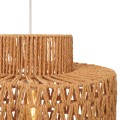 Lampa wisząca w stylu boho z kloszem z plecionego papieru 1xE27 RAFFLE P0587 MAXLIGHT