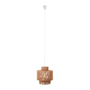 Lampa wisząca w stylu boho z plecionym kloszem z papieru 1xE27 LABRIZ P0586 MAXLIGHT