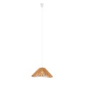 Lampa wisząca z kloszem z plecionego papieru, w stylu boho 1xE27 AMALFI P0577 MAXLIGHT