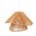 Lampa wisząca z kloszem z plecionego papieru, w stylu boho 1xE27 AMALFI P0578 MAXLIGHT