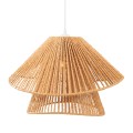 Lampa wisząca z kloszem z plecionego papieru, w stylu boho 1xE27 AMALFI P0578 MAXLIGHT
