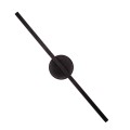 Czarny, aluminiowy kinkiet LED 10W 45cm do korytarza, holu MERANO W0348 MAXLIGHT