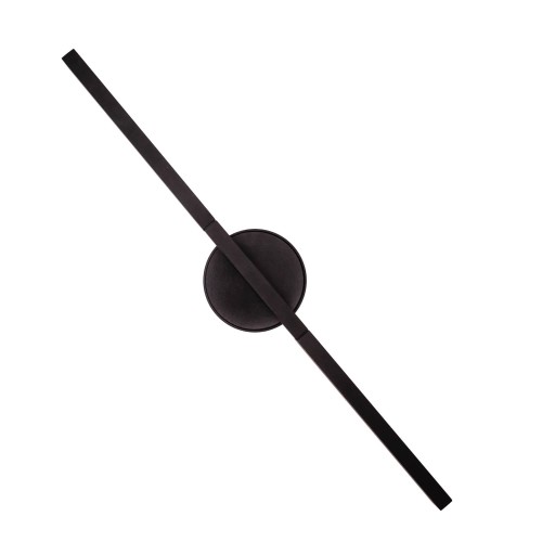 Czarny, aluminiowy kinkiet LED 10W 45cm do korytarza, holu MERANO W0348 MAXLIGHT