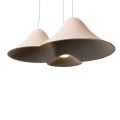 Maxlight P0566 LAMPA WISZACA BELLMOND CREAM&GREY