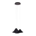 Czarno-szara lampa wisząca z filcem 21W LED do salonu BELLMOND P0565 MAXLIGHT