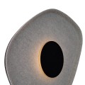 Czarno-szara lampa sufitowa do jadalni, klosz z filcem, LED 5W DEUX W0558 MAXLIGHT