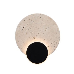 Lampa ścienna kinkiet z naturalnym kamieniem 14W LED do korytarza TRAVERTINO W0395 MAXLIGHT