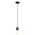 Lampa wisząca czarno-biała do stylowego salonu MODERN 5W LED P0626 MAXLIGHT