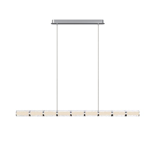Lampa wisząca pozioma liniowa LED 37W nad stół LOVE metaliczny P0647 MAXLIGHT