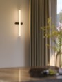 Kinkiet minimalistyczny podłużny LED 12W barwa ciepła THORA czarny W0420D MAXLIGHT