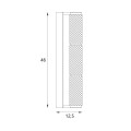 Kinkiet nowoczesny LED 17W LOVE do korytarza, salonu W0423 MAXLIGHT