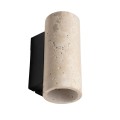 Kinkiet tuba do salonu, korytarza TEK naturalny kamień gwint GU10 W0425 MAXLIGHT