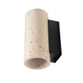 Kinkiet tuba do salonu, korytarza TEK naturalny kamień gwint GU10 W0425 MAXLIGHT