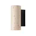 Kinkiet tuba do salonu, korytarza TEK naturalny kamień gwint GU10 W0425 MAXLIGHT