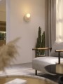 Kinkiet dekoracyjny do salonu, sypialni LANDO naturalny kamień W0426 MAXLIGHT