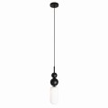 Lampa wisząca czarno-biała elegancka do salonu NOVA 7W LED P0641 MAXLIGHT