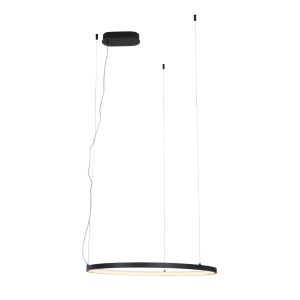 MAXLIGHT P0656 LAMPA WISZĄCA VISUAL HOR 22W BLACK 60cm - P0656 Maxlight