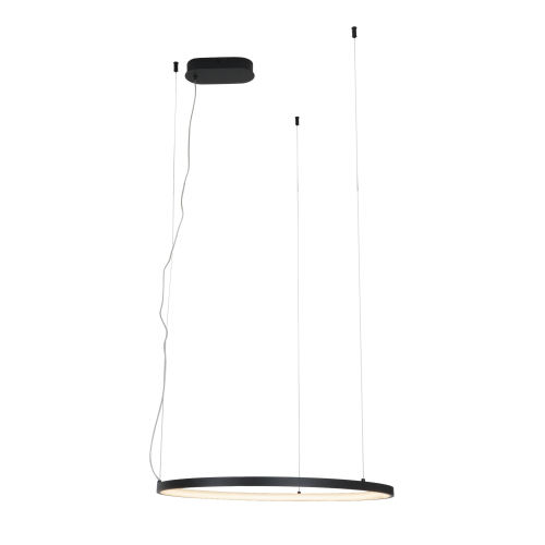 MAXLIGHT P0656 LAMPA WISZĄCA VISUAL HOR 22W BLACK 60cm - P0656 Maxlight