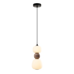 Maxlight P0627 LAMPA WISZACA MODERN 13W, OPAL + LIGHT GREY