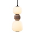 Maxlight P0628 LAMPA WISZACA MODERN 13W, OPAL + MEDIUM BROWN