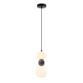 Maxlight P0629 LAMPA WISZACA MODERN 13W, OPAL + DARK GREY