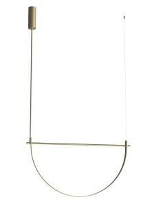 Lampa wisząca VICTORIA LED 30W 2179LM 3000K złota do salonu P0687 MAXLIGHT