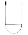 Lampa wisząca VICTORIA 30W czarny 2179LM 3000K złota do holu  P0686 MAXLIGHT